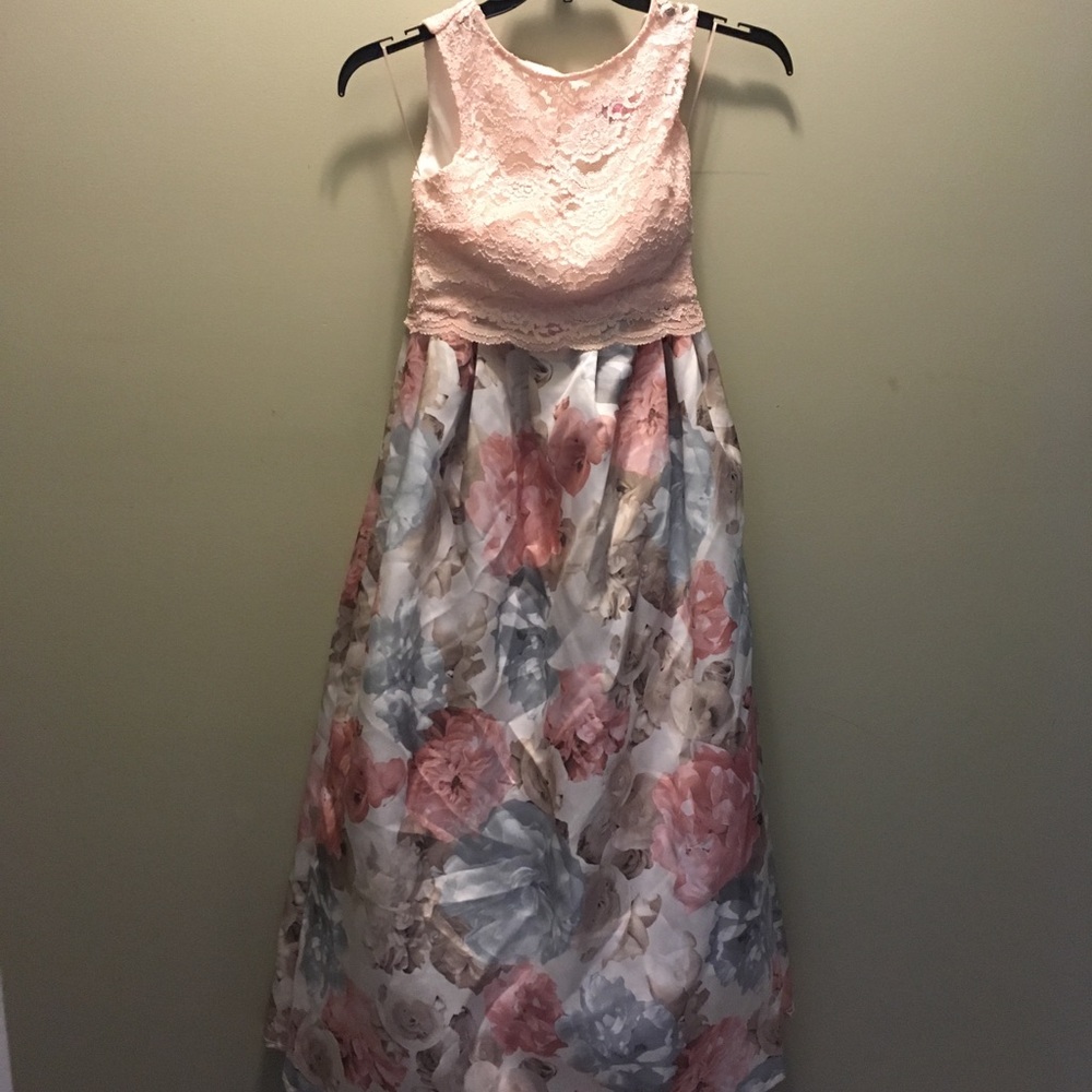 2 piece prom dress